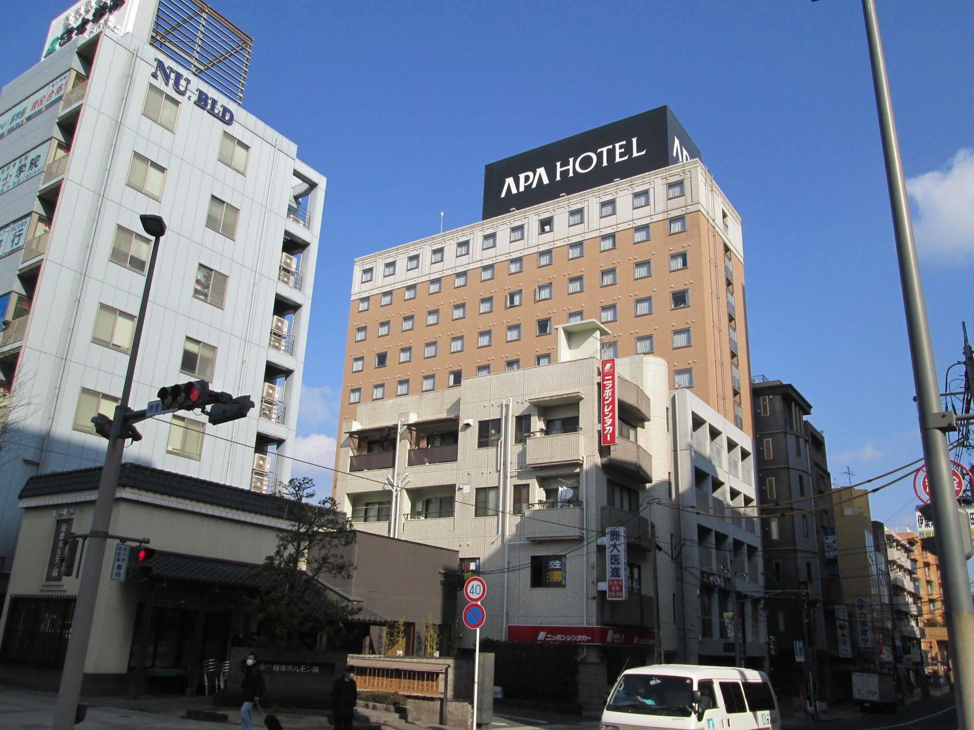 Apa Hotel Kagoshima Chuo Ekimae Bagian luar foto